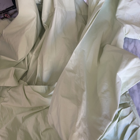 NEW ZARA RUCHED POPLIN DRESS BLOGGER'S FAVORITE - Picture 11 of 11